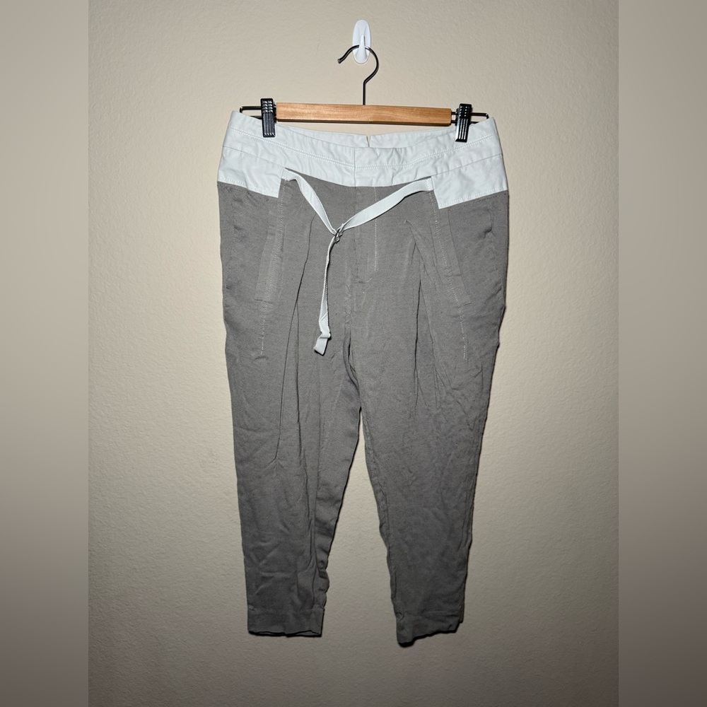 Women’s Helmut Lang size 2 grey/white viscose blend Trouser